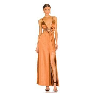 Aniston Dress in Hazelnut LPA Small‎
